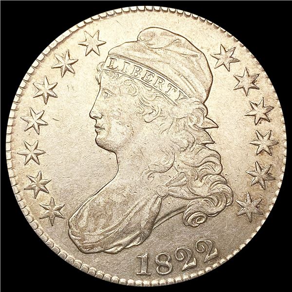 1822 Capped Bust Half Dollar CLOSELY UNCIRCULATED