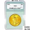 Image 1 : 1924 $20 Gold Double Eagle NTC MS65