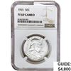 Image 1 : 1955 Franklin Half Dollar NGC PF69 Cameo