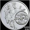 Image 1 : 2023 NFR Pro Rodeo Commemorative 1oz Pure Silver Coin