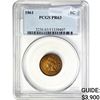 Image 1 : 1861 Indian Head Cent PCGS PR63