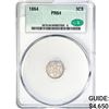 Image 1 : 1864 CAC Silver Three Cent CAC PR64