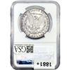 Image 2 : 1886-O Morgan Silver Dollar NGC MS63