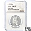 Image 1 : 1955 Franklin Half Dollar NGC PF69 Cameo