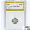 Image 1 : 1863 Seated Liberty Half Dime PGA PR64 CAMEO