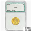 Image 1 : 1913 $5 Gold Half Eagle PCI MS63