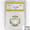 Image 1 : 1917-S Standing Liberty Quarter PGA MS64 Ty-1