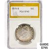 Image 1 : 1819 / 8 Capped Bust Half Dollar PGA XF40