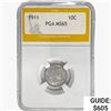 Image 1 : 1911 Barber Dime PGA MS65
