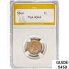 Image 1 : 1864 Indian Head Cent PGA MS64