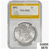 Image 1 : 1892 Morgan Silver Dollar PGA MS62