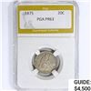 Image 1 : 1875 Twenty Cent Piece PGA PR63
