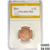 Image 1 : 1826 Classic Head Half Cent PGA MS63 RED