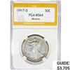 Image 1 : 1917-D Walking Liberty Half Dollar PGA MS64 Obvers