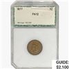 Image 1 : 1877 Indian Head Cent PCI FN12