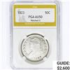 Image 1 : 1823 Capped Bust Half Dollar PGA AU50 Patched 3