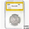 Image 1 : 1838 Capped Bust Half Dollar PGA AU58