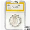 Image 1 : 1818 Capped Bust Half Dollar PGA AU50