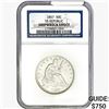 Image 1 : 1857 Seated Lib. 50C NGC Shipwreck Effect SS REP.