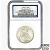 Image 1 : 1857 Seated Lib. 50C NGC Shipwreck Effect SS REP.