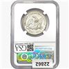 Image 2 : 1859-O Seated Lib. 50C NGC Shipwreck Effect SS REP