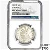 Image 1 : 1860-O Seated Lib. 50C NGC Shipwreck Effect SS REP