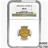 Image 1 : 1858 Flying Eagle Cent NGC MS62 SM. Letters