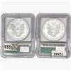 Image 2 : 2000-2001 [2] Silver Eagle ICG MS69