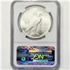 Image 2 : 1923 Silver Peace Dollar NGC MS63