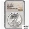 Image 1 : 2021-S Silver Eagle NGC REV PF69 Landing T-2
