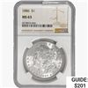 Image 1 : 1886 Morgan Silver Dollar NGC MS63