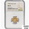 Image 1 : 1998 $5 1/10oz. Gold Eagle NGC MS69