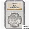 Image 1 : 1889-S Morgan Silver Dollar NGC MS62