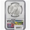 Image 2 : 1923-D Silver Peace Dollar NGC MS62
