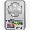 Image 2 : 1881-S Morgan Silver Dollar NGC MS65