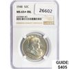 Image 1 : 1948 Franklin Half Dollar NGC MS65+ FBL