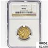 Image 1 : 1909-D $5 Gold Half Eagle NGC MS63
