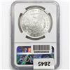 Image 2 : 1886 Morgan Silver Dollar NGC MS64 Signed Moy