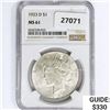 Image 1 : 1923-D Silver Peace Dollar NGC MS61