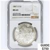 Image 1 : 1887-O Morgan Silver Dollar NGC MS63