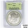 Image 1 : 1884-O Morgan Silver Dollar PCGS MS64