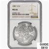 Image 1 : 1881-S Morgan Silver Dollar NGC MS66