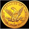Image 2 : 1843-C $5 Gold Half Eagle CHOICE AU
