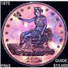 Image 1 : 1875 Silver Trade Dollar GEM PROOF