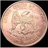 Image 2 : 1875-CC Silver Trade Dollar CHOICE AU