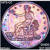 Image 1 : 1873-CC Silver Trade Dollar CHOICE BU+