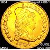 Image 1 : 1804 Crosslet 4 BD-1 $10 Gold Eagle UNCIRCULATED