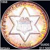 Image 1 : 1868 Silver Three Cent CHOICE BU+