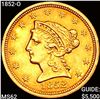 Image 1 : 1852-O $2.50 Gold Quarter Eagle UNCIRCULATED