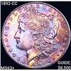 Image 1 : 1892-CC Morgan Silver Dollar CHOICE BU+